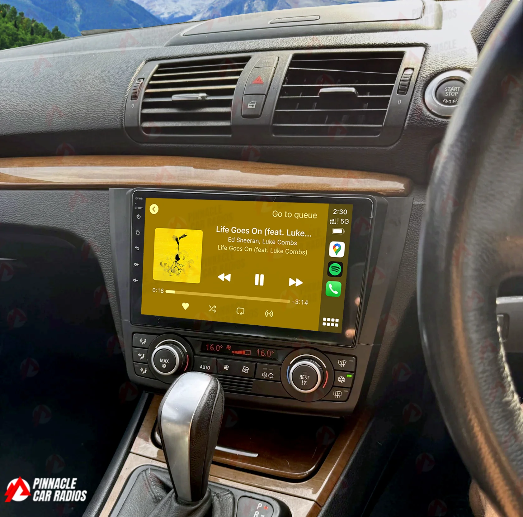 BMW 1 Series 2004-2012 (E81 E82 E87 E88) Wireless CarPlay Headunit Kit - Image 3