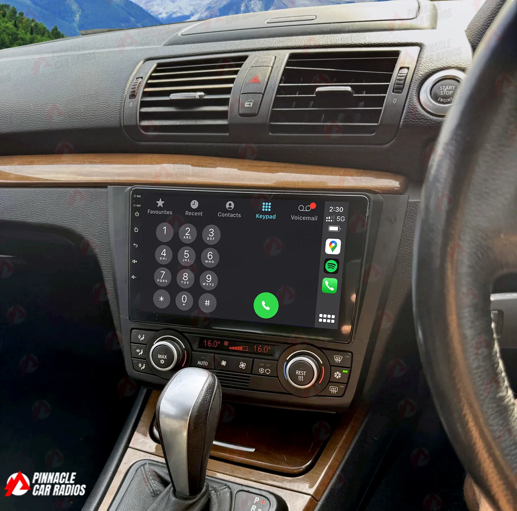 BMW 1 Series 2004-2012 (E81 E82 E87 E88) Wireless CarPlay Headunit Kit - Image 4