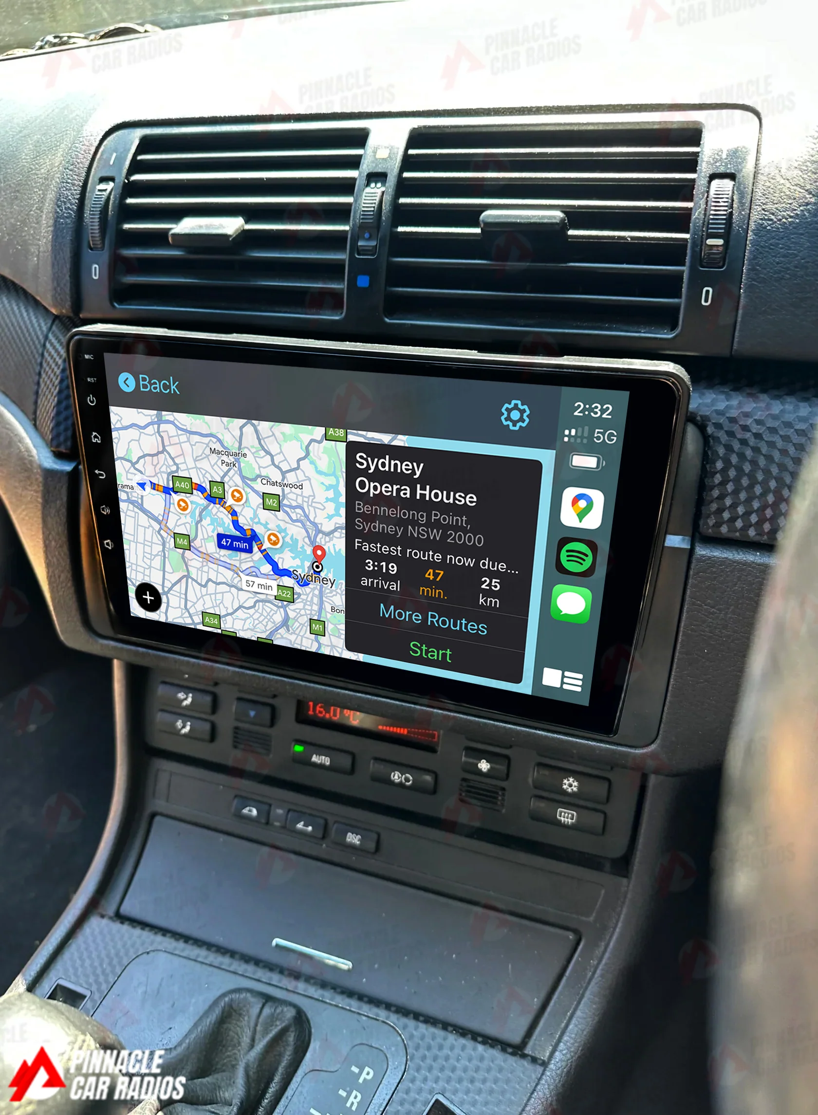 BMW 3 Series 1998-2006 (E46) Wireless CarPlay Headunit Kit - Image 3