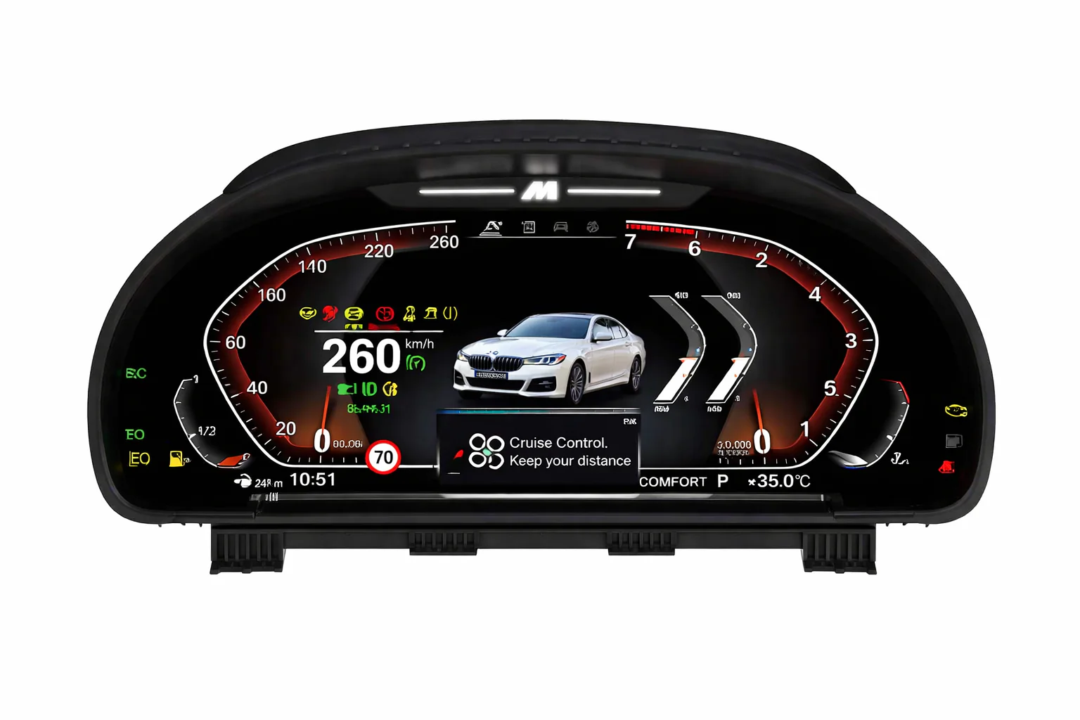 BMW 5 Series / 7 Series / X3 / X4 / X5 / X6 2010-2017 Digital Instrument Cluster - Image 3