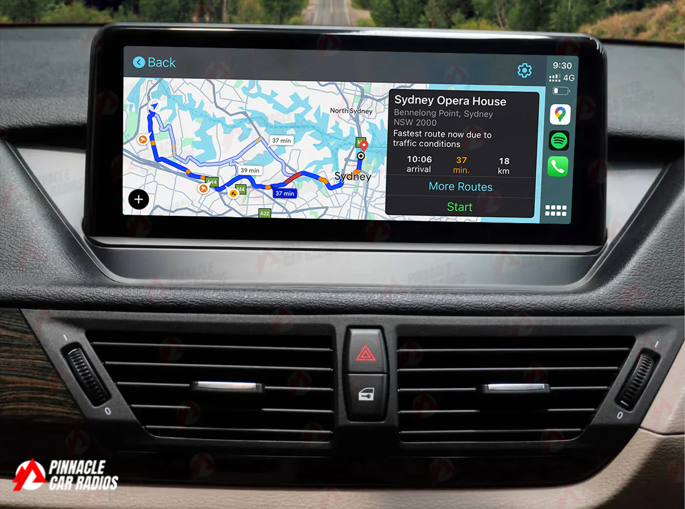 BMW X1 Series 2009-2015 (E84) Wireless CarPlay Headunit Kit - Image 2