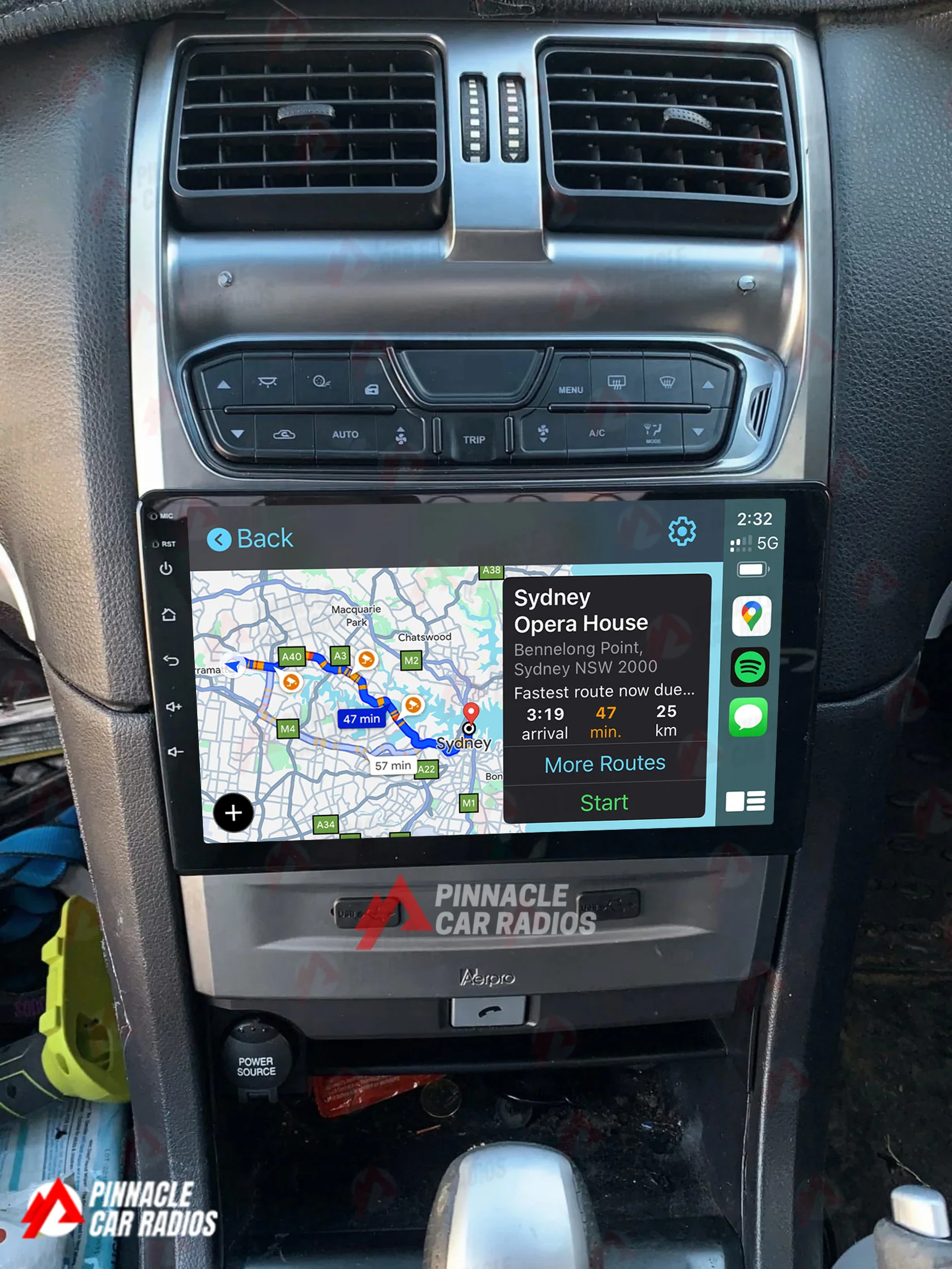 Ford Falcon 2002-2008 BA BF Wireless CarPlay Headunit Kit - Image 2