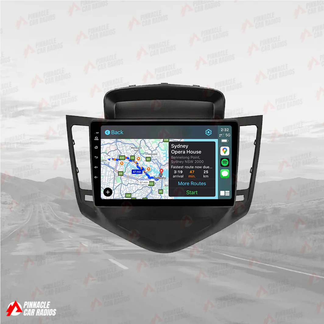 Holden Cruze 2009-2016 Vertical Tesla-Style Wireless CarPlay Headunit Kit - Image 4