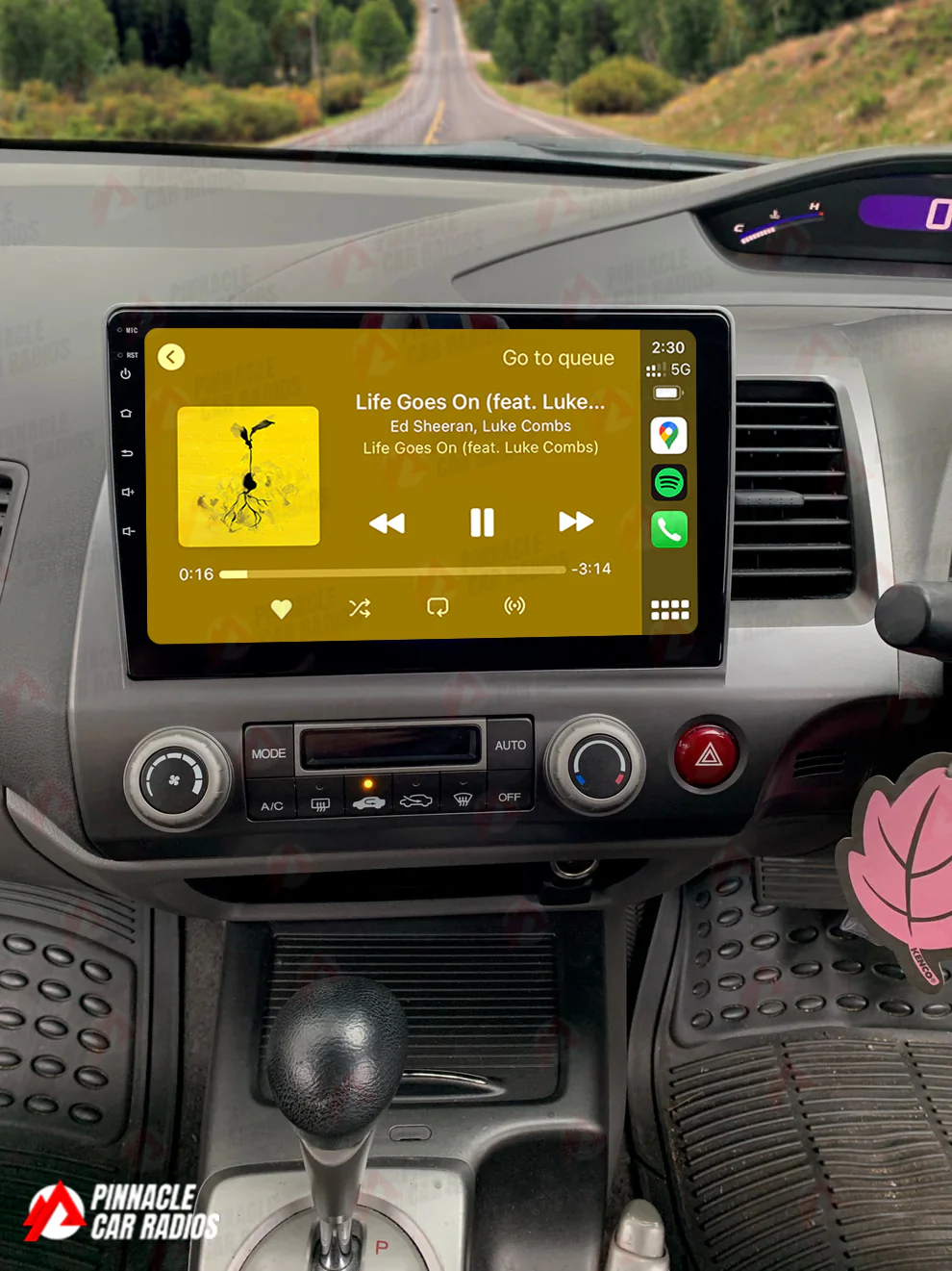 Honda Civic Sedan 2006-2011 Wireless CarPlay Headunit Kit - Image 3