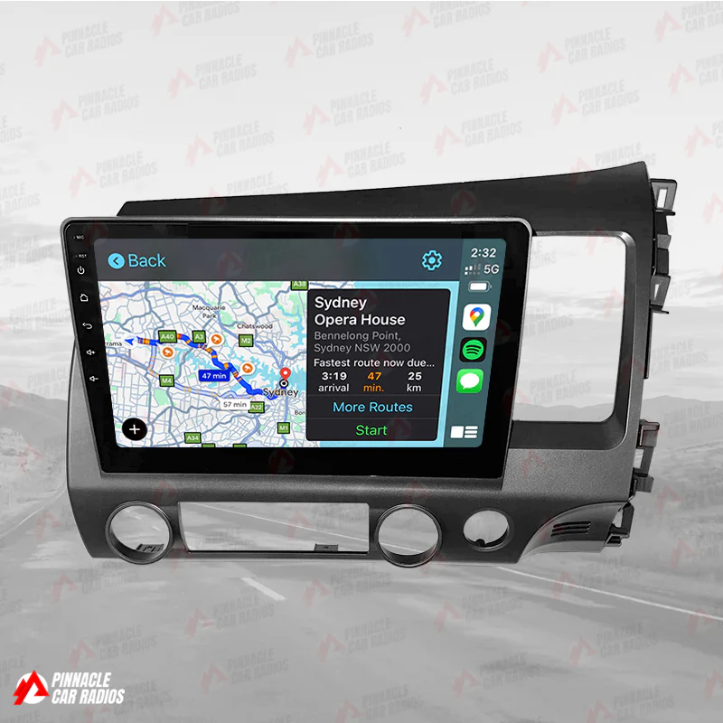 Honda Civic Sedan 2006-2011 Wireless CarPlay Headunit Kit - Image 8