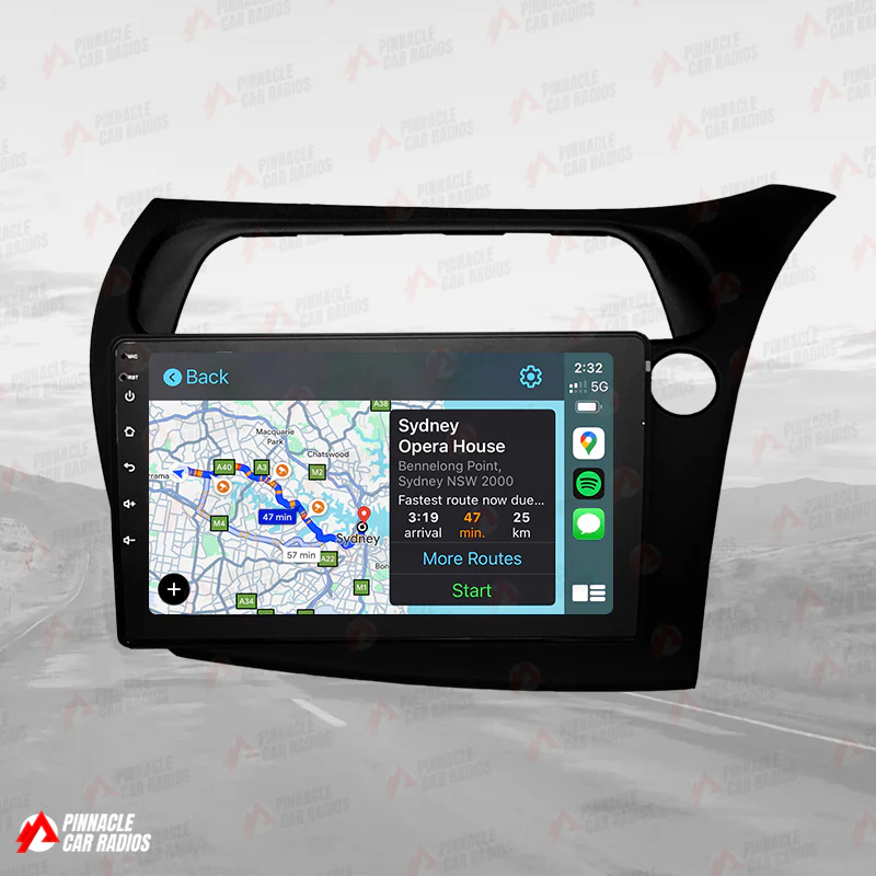 Honda Civic Hatch 2006-2011 Wireless CarPlay Headunit Kit - Image 2