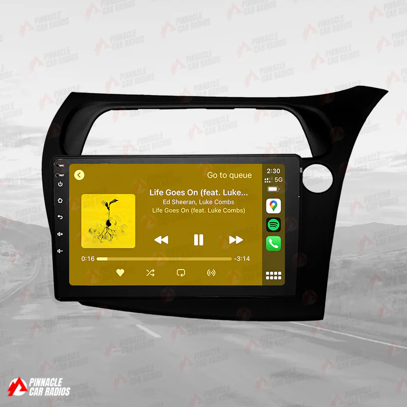 Honda Civic Hatch 2006-2011 Wireless CarPlay Headunit Kit - Image 3