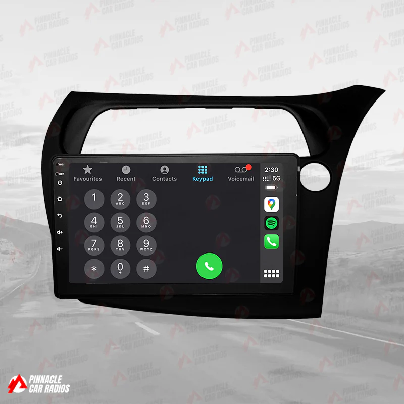 Honda Civic Hatch 2006-2011 Wireless CarPlay Headunit Kit - Image 4