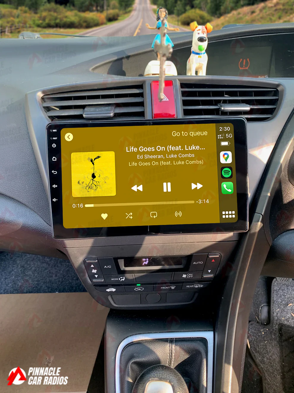Honda Civic Hatch 2012-2015 Wireless CarPlay Headunit Kit - Image 3