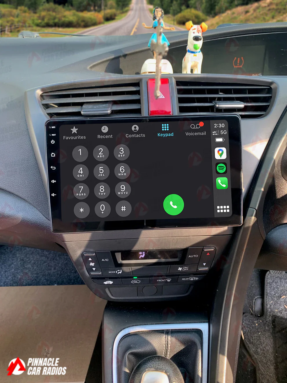 Honda Civic Hatch 2012-2015 Wireless CarPlay Headunit Kit - Image 4