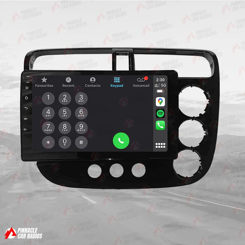 Honda Civic Sedan 2000-2005 Wireless CarPlay Headunit Kit - Image 10