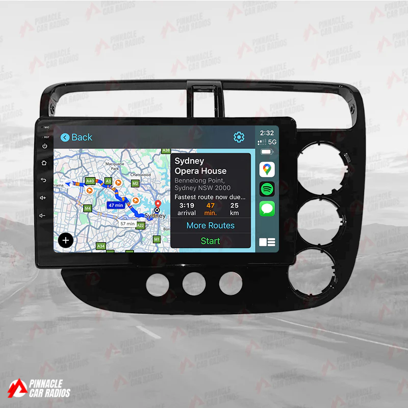 Honda Civic Sedan 2000-2005 Wireless CarPlay Headunit Kit - Image 8