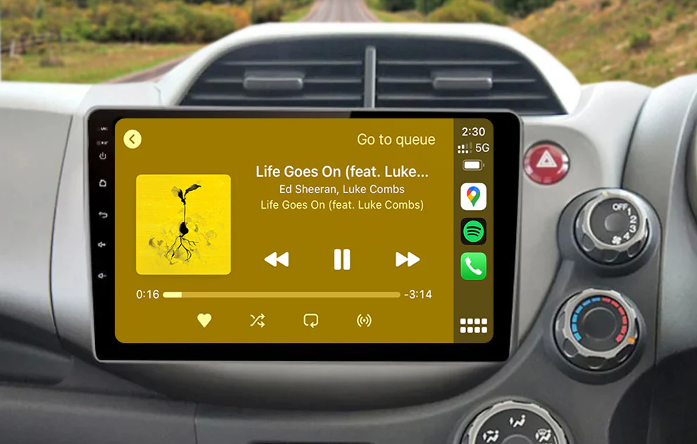 Honda Jazz 2008-2013 Wireless CarPlay Headunit Kit - Image 3