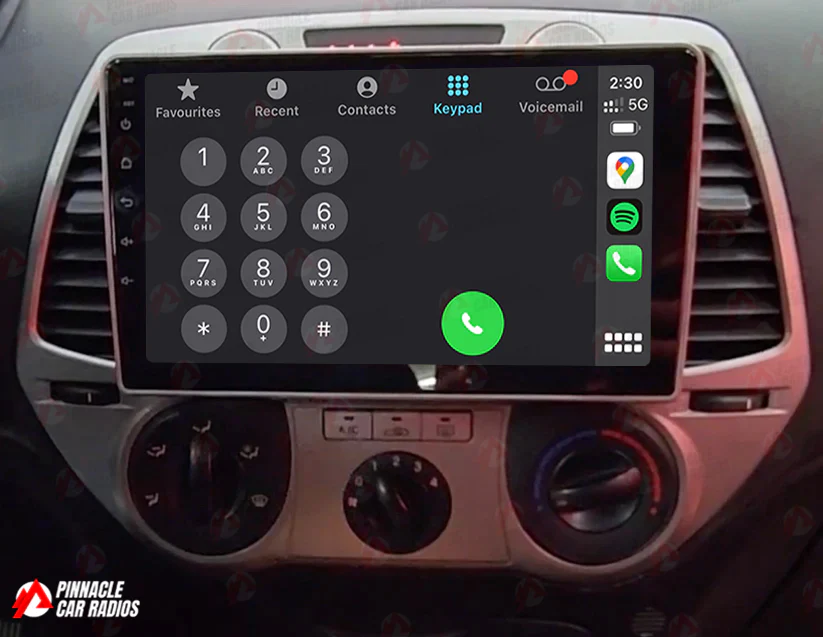 Hyundai i20 2008-2012 Wireless CarPlay Headunit Kit - Image 4