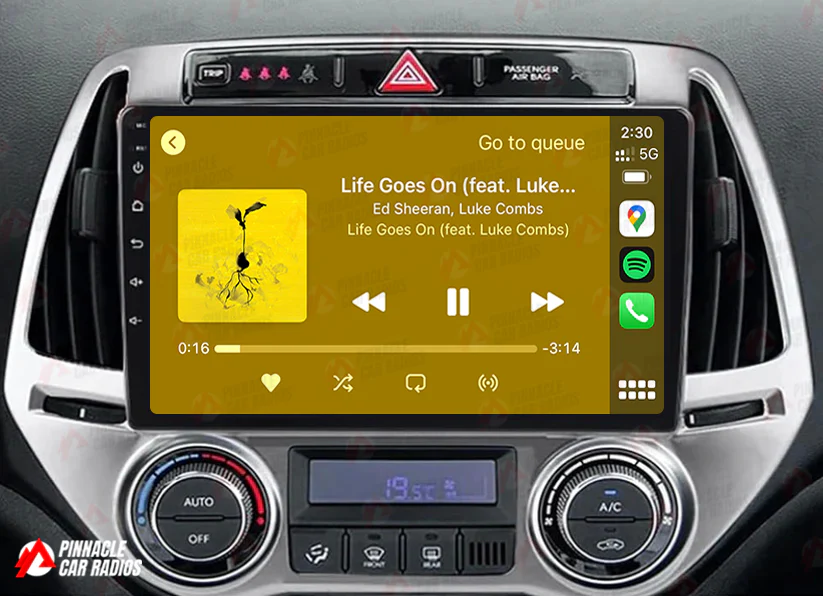 Hyundai i20 2012-2015 Wireless CarPlay Headunit Kit - Image 3