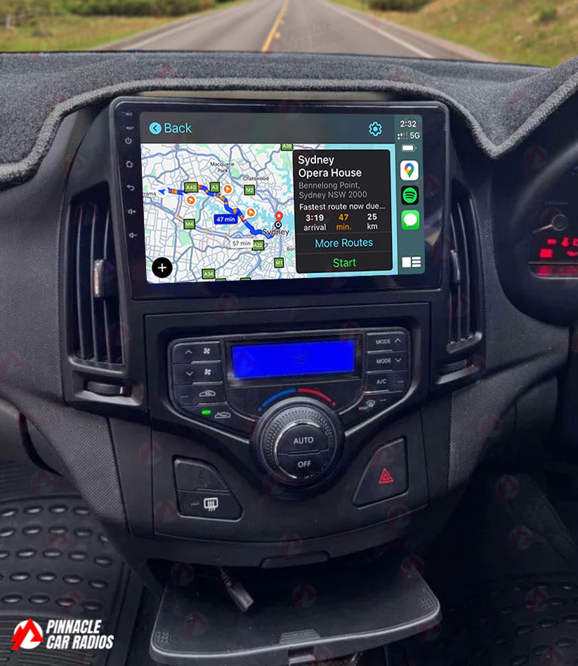 Hyundai i30 2007-2012 FD Automatic A/C Wireless CarPlay Headunit Kit - Image 2