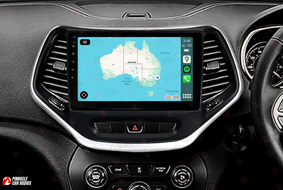Jeep Cherokee 2015-2024 KL Wireless CarPlay Headunit Kit - Image 5