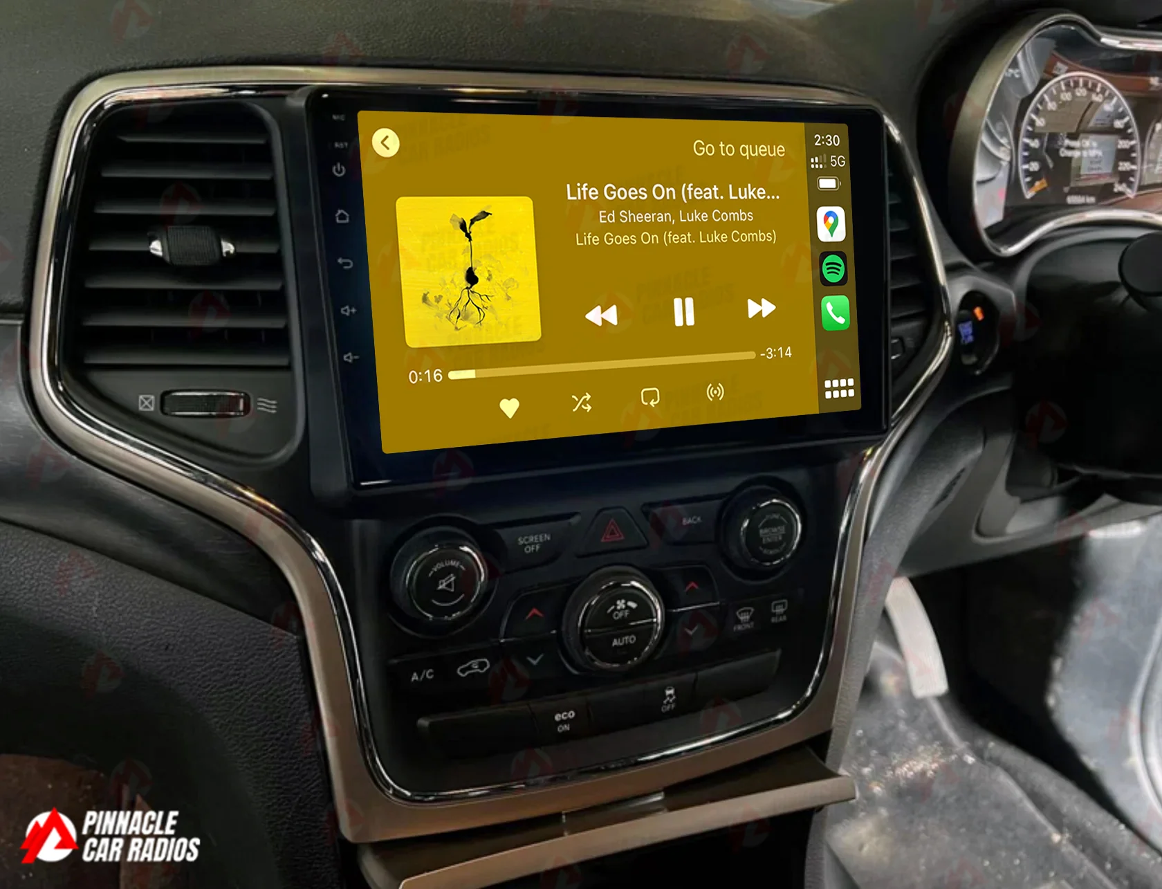 Jeep Grand Cherokee 2014-2020 Wireless CarPlay Headunit Kit - Image 3