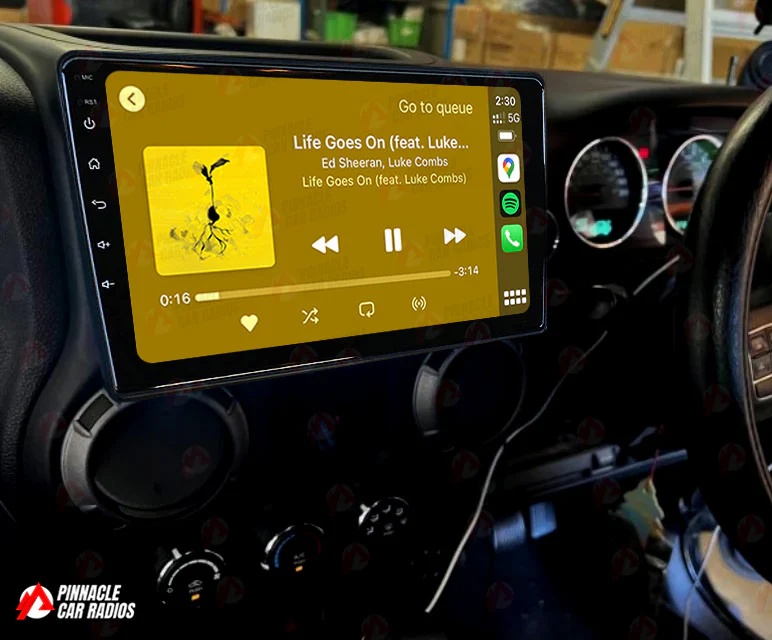 Jeep Wrangler 2007-2014 Wireless CarPlay Headunit Kit - Image 3