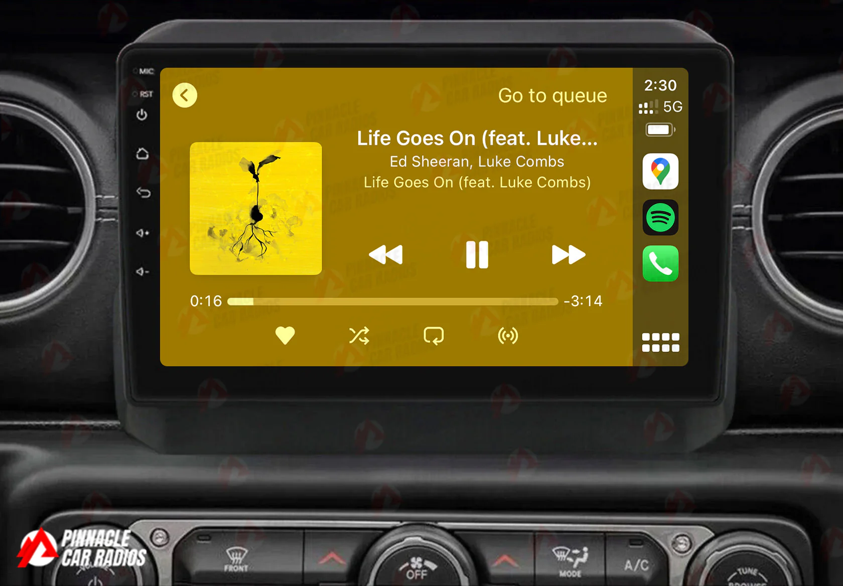 Jeep Wrangler 2018-2024 Wireless CarPlay Headunit Kit - Image 3