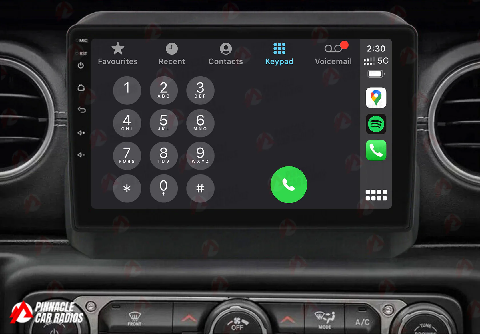 Jeep Wrangler 2018-2024 Wireless CarPlay Headunit Kit - Image 4