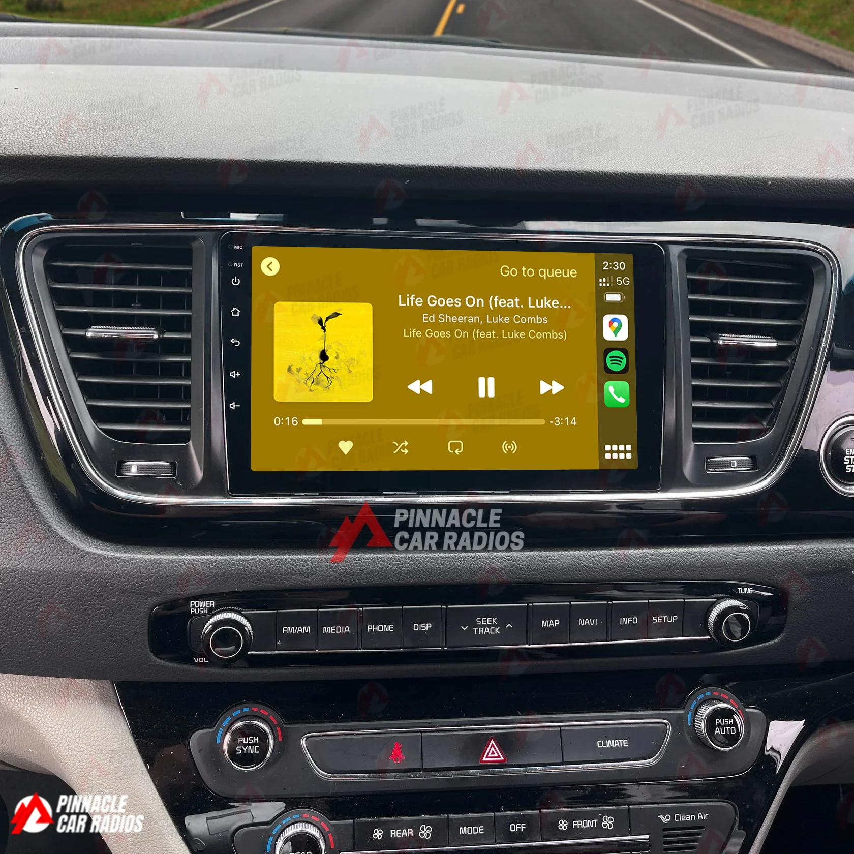 Kia Carnival 2015-2021 Wireless CarPlay Headunit Kit - Image 3