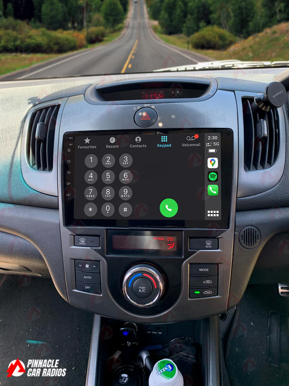 Kia Cerato 2009-2013 TD (Koup) Wireless CarPlay Headunit Kit - Image 4