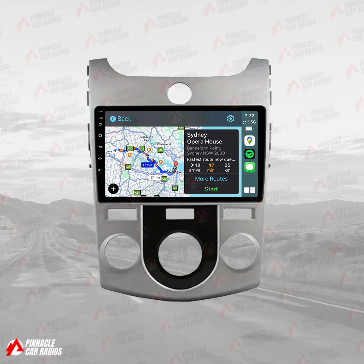 Kia Cerato 2009-2013 TD (Koup) Wireless CarPlay Headunit Kit - Image 8