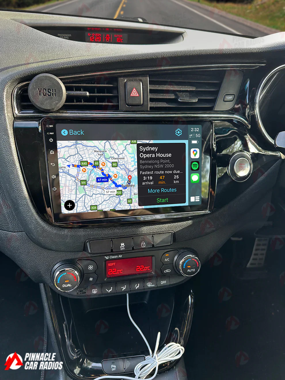 Kia Proceed 2012-2018 Wireless CarPlay Headunit Kit - Image 2