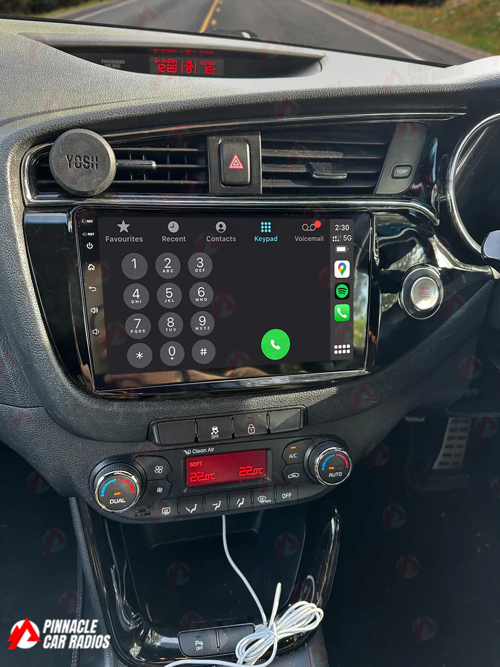Kia Proceed 2012-2018 Wireless CarPlay Headunit Kit - Image 4