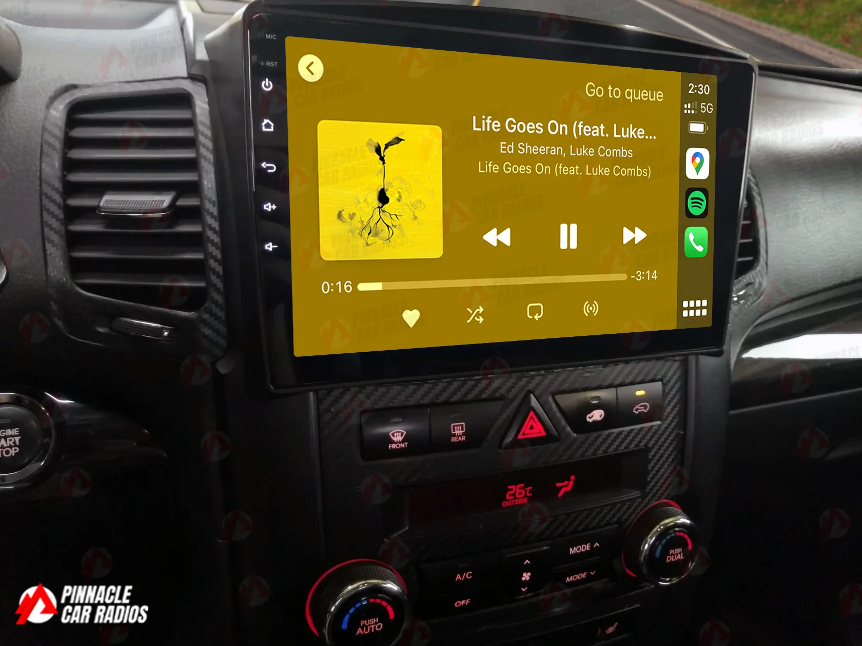 Kia Sorento XM 2009-2012 Wireless CarPlay Headunit Kit - Image 3