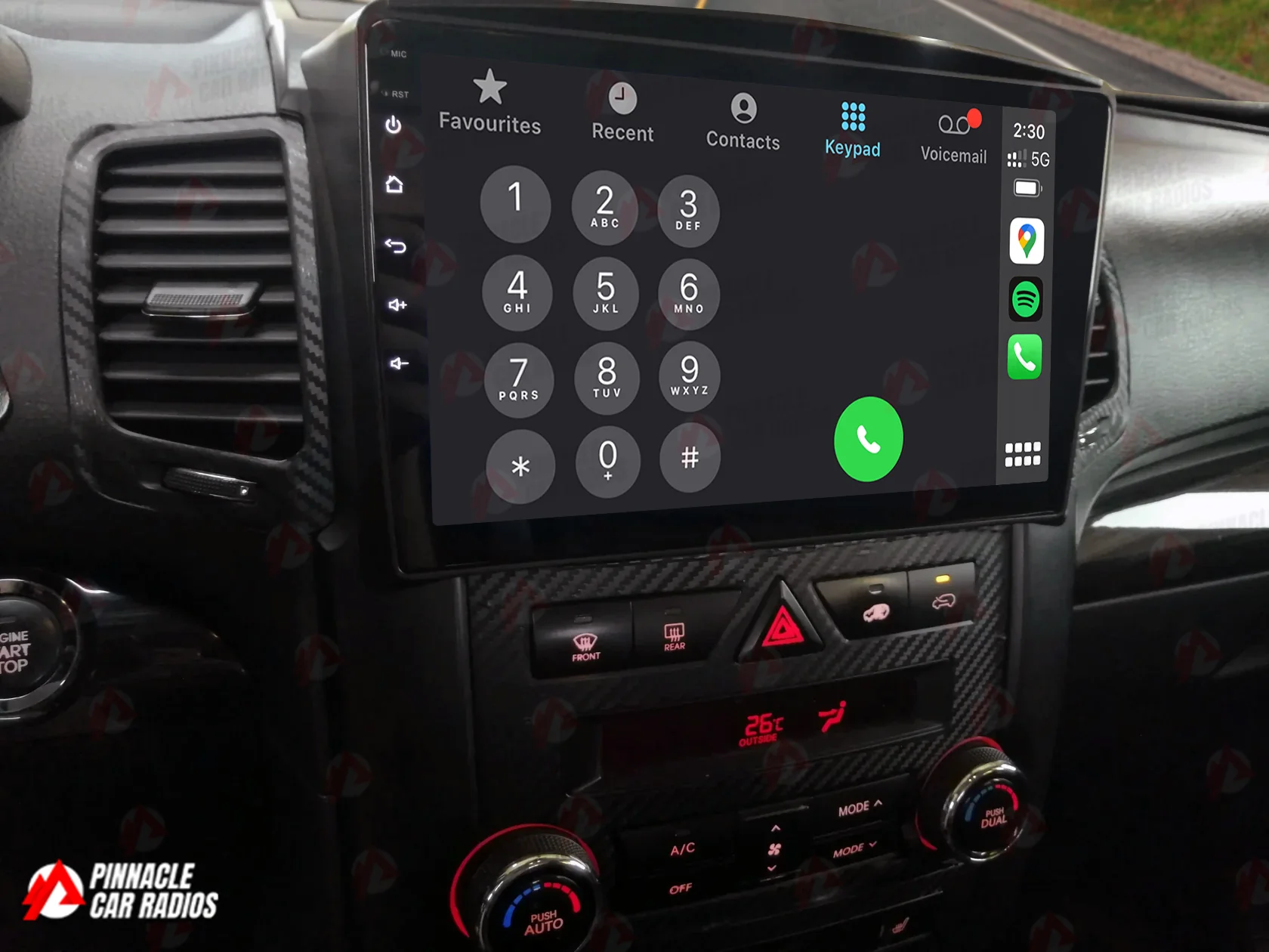 Kia Sorento XM 2009-2012 Wireless CarPlay Headunit Kit - Image 4