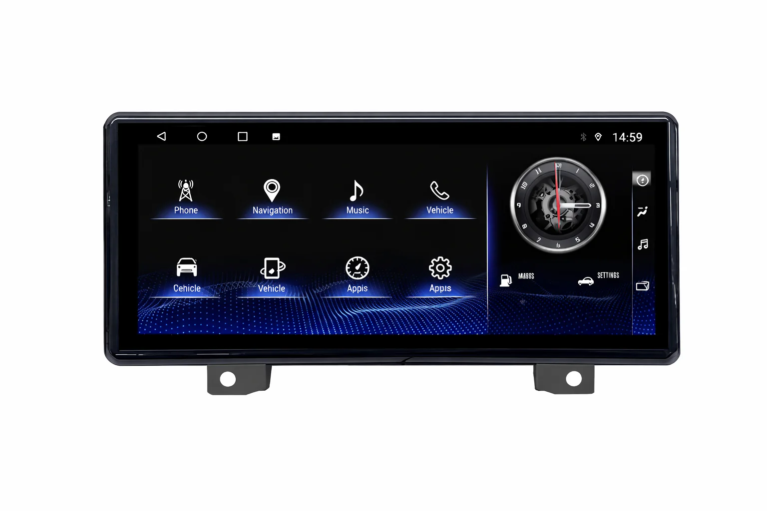 Land Cruiser LC300 Upper panel style Tesla-Style Screen 2022-2023 Wireless CarPlay Headunit Kit - Image 3