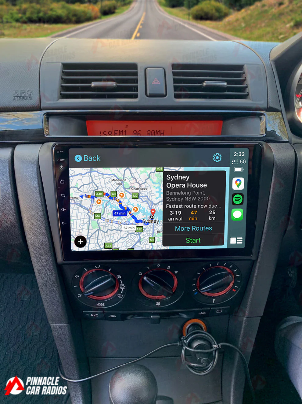 Mazda 3 2004-2009 Wireless CarPlay Headunit Kit - Image 3