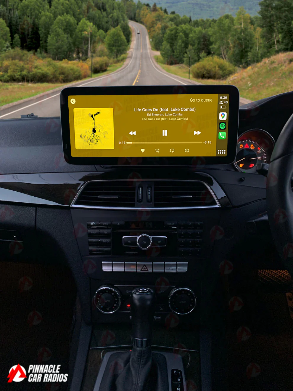 Mercedes Benz C-Class 2011-2014 W204 NTG 4.5 Wireless CarPlay Headunit Kit - Image 3