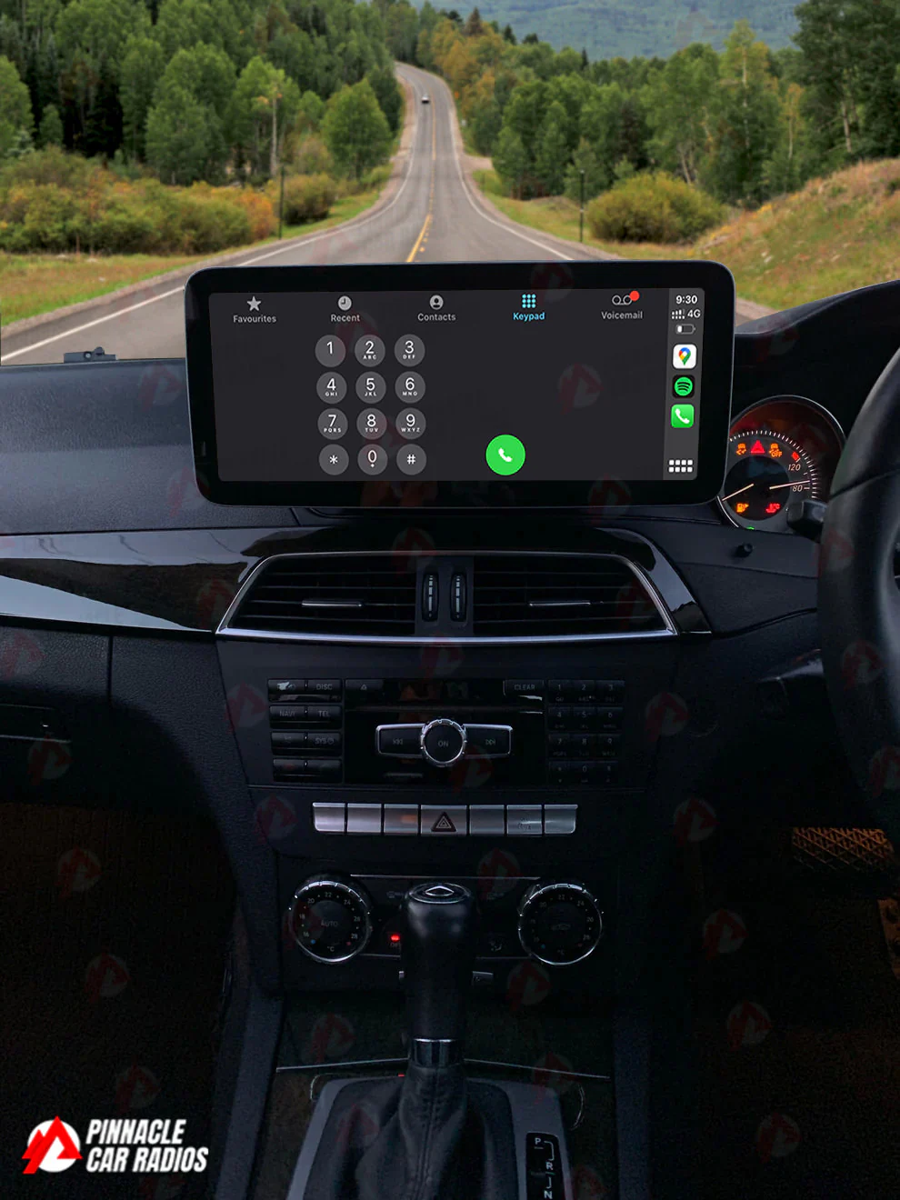 Mercedes Benz C-Class 2011-2014 W204 NTG 4.5 Wireless CarPlay Headunit Kit - Image 4