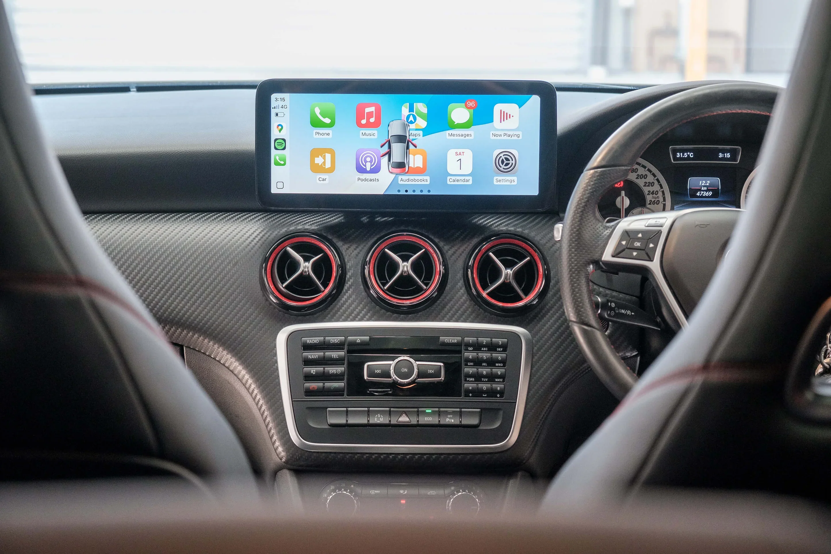 Mercedes Benz CLA-Class 2013-2018 C117 X117 Wireless CarPlay Headunit Kit - Image 3