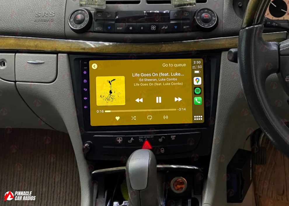 Mercedes Benz E-Class 2002-2009 W211 Wireless CarPlay Headunit Kit - Image 3