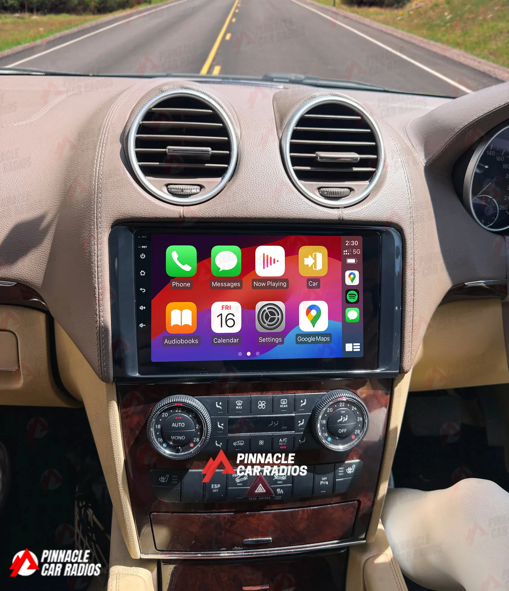 Mercedes Benz ML 300 350 2005-2012 W164 Wireless CarPlay Headunit Kit