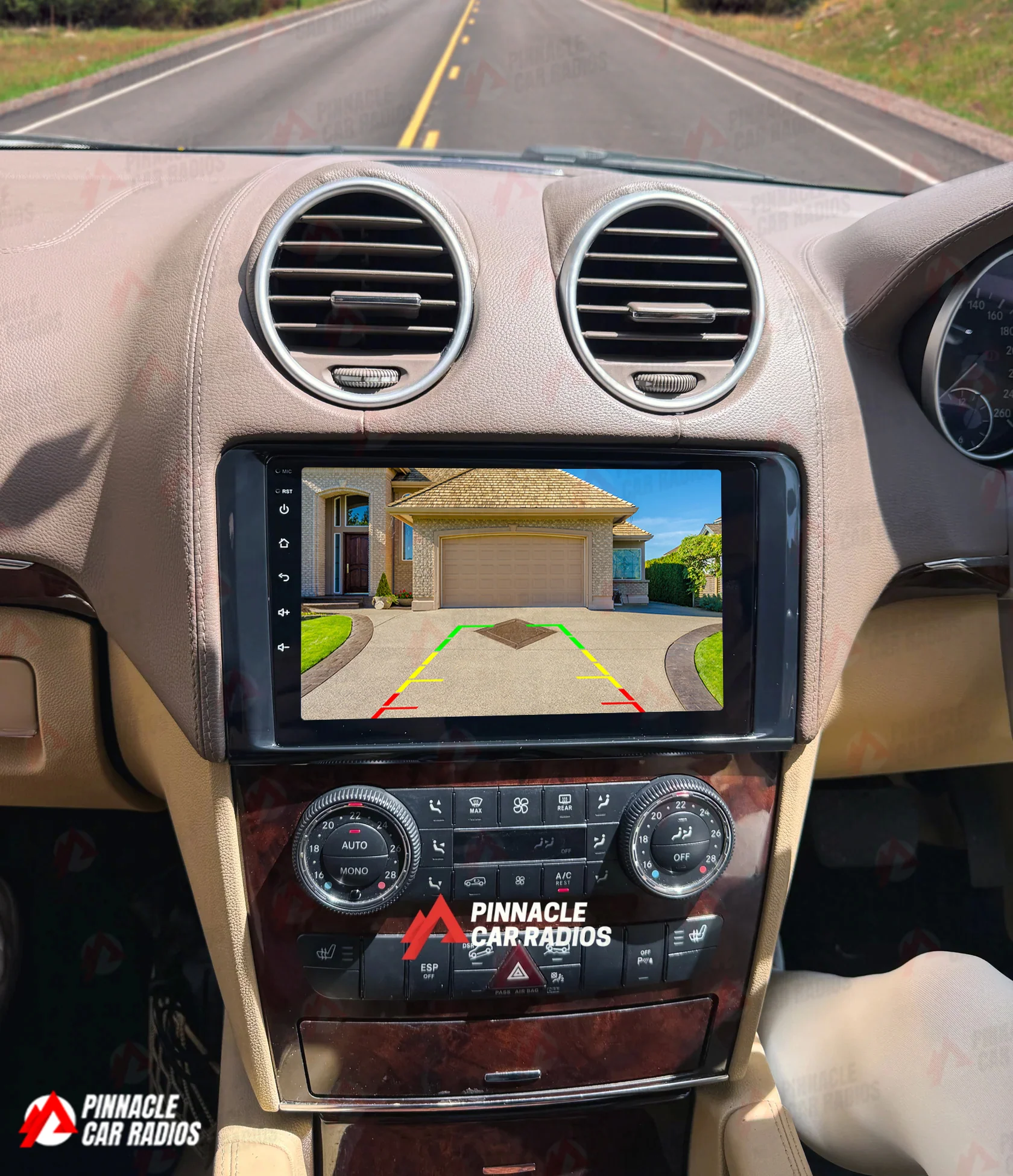 Mercedes Benz ML 300 350 2005-2012 W164 Wireless CarPlay Headunit Kit - Image 6
