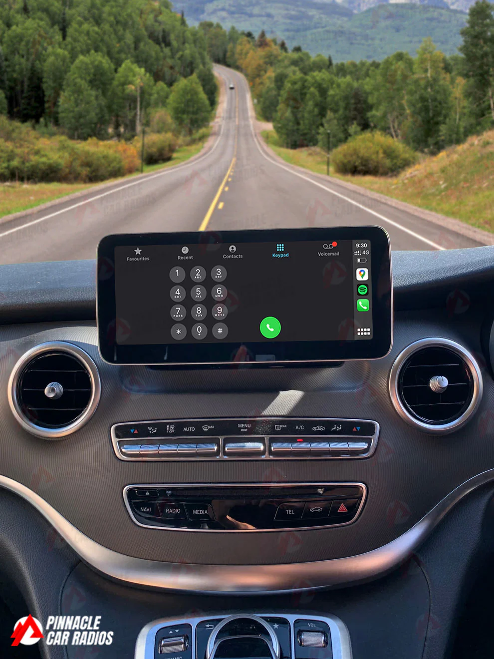 Mercedes Benz V-Class NTG 5.0 2016-2018 Wireless CarPlay Headunit Kit - Image 4