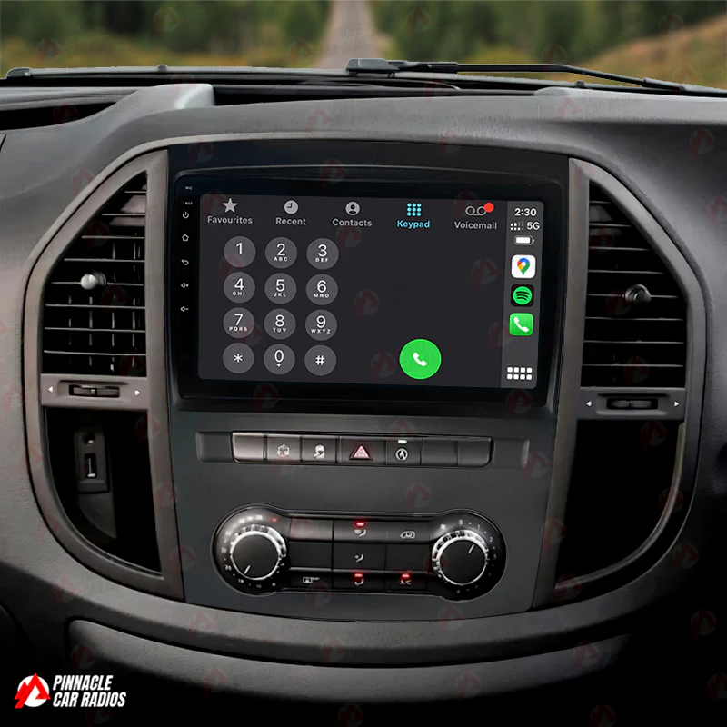 Mercedes Benz Vito 2015-2024 W447 Wireless CarPlay Headunit Kit - Image 4