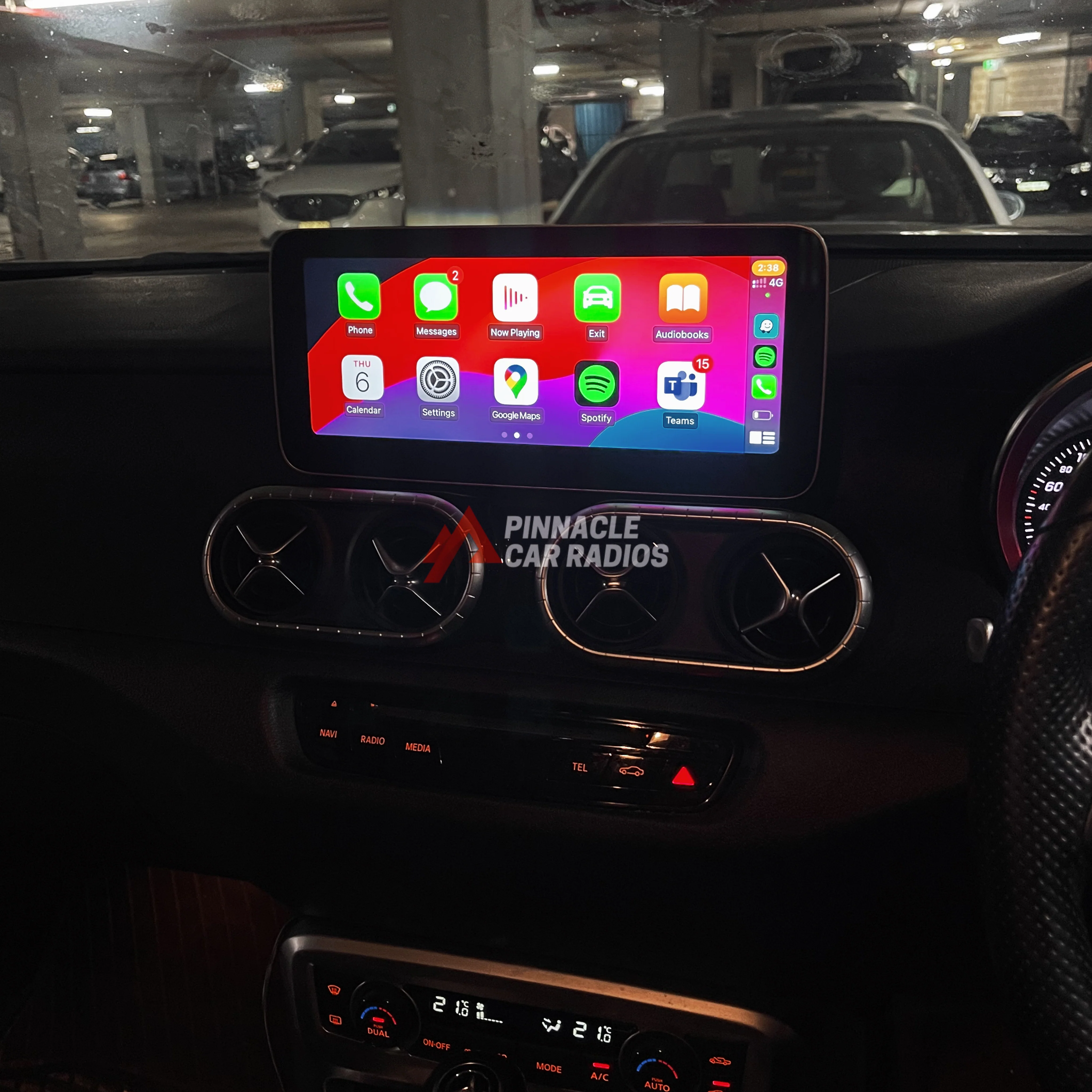 Mercedes Benz X-Class 2015-2022 Wireless CarPlay Headunit Kit - Image 4