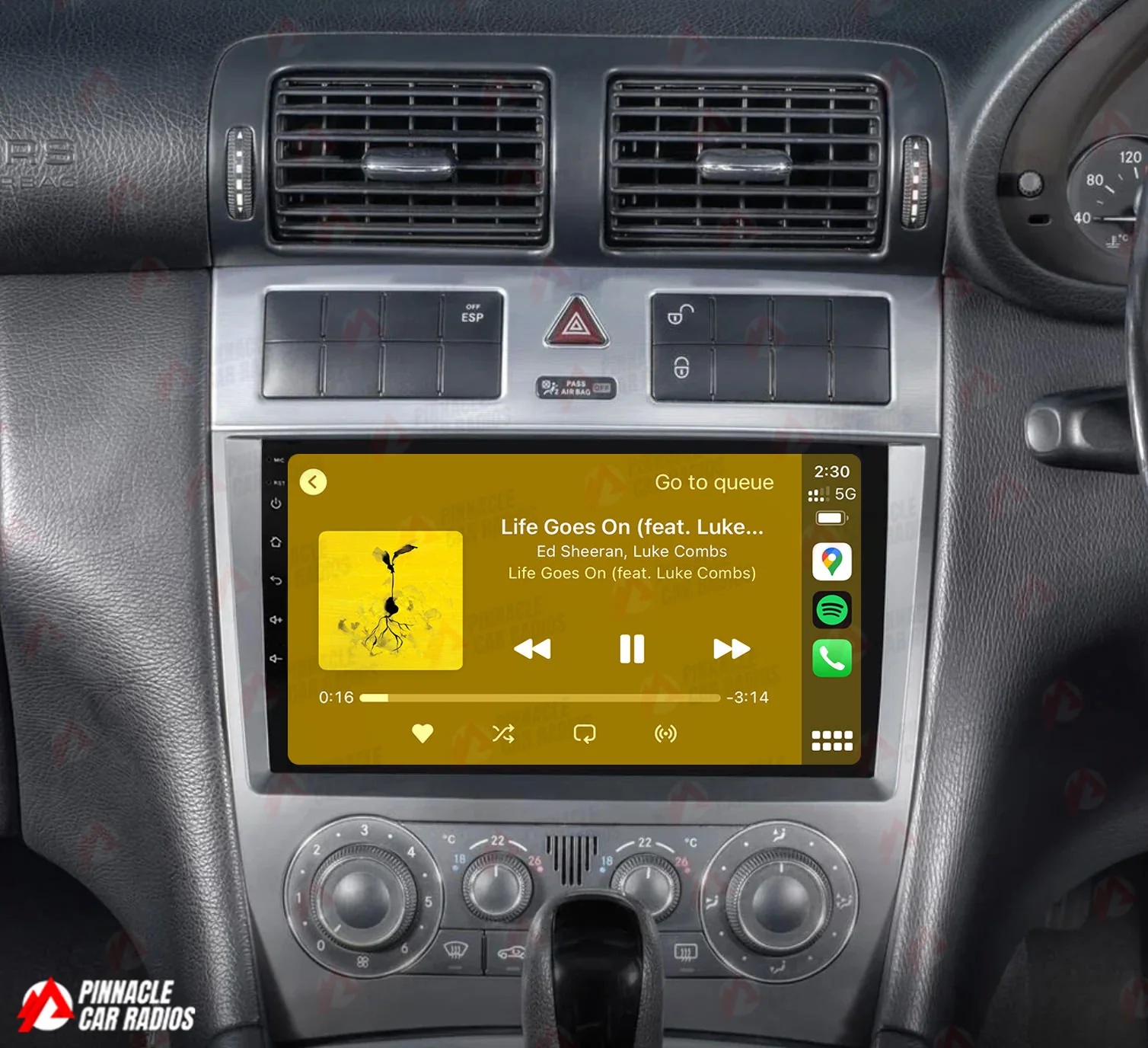 Mercedes CLC CL 2008-2011 Wireless CarPlay Headunit Kit - Image 3