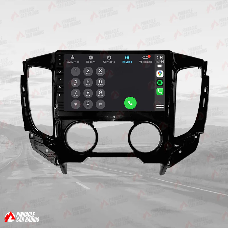 Mitsubishi Challenger Pajero Sport 2015-2019 Manual AC Wireless CarPlay Headunit Kit - Image 10