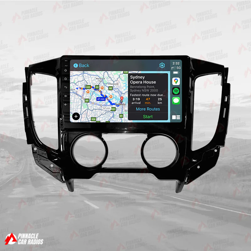 Mitsubishi Challenger Pajero Sport 2015-2019 Manual AC Wireless CarPlay Headunit Kit - Image 8