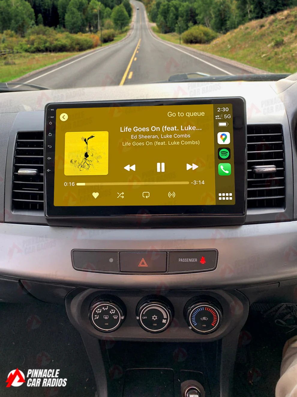 Mitsubishi Lancer 2007-2017 Wireless CarPlay Headunit Kit - Image 3