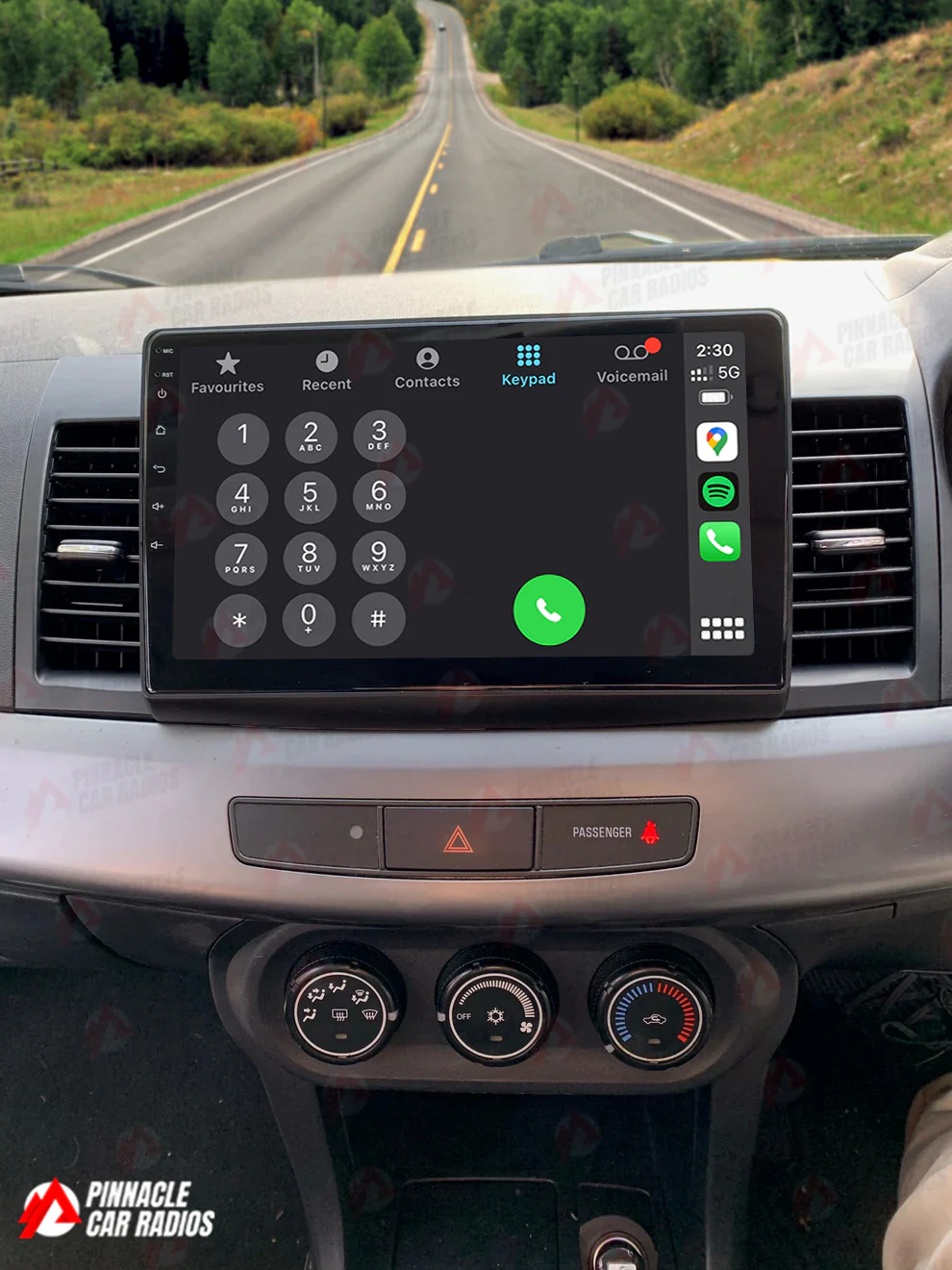 Mitsubishi Lancer 2007-2017 Wireless CarPlay Headunit Kit - Image 4