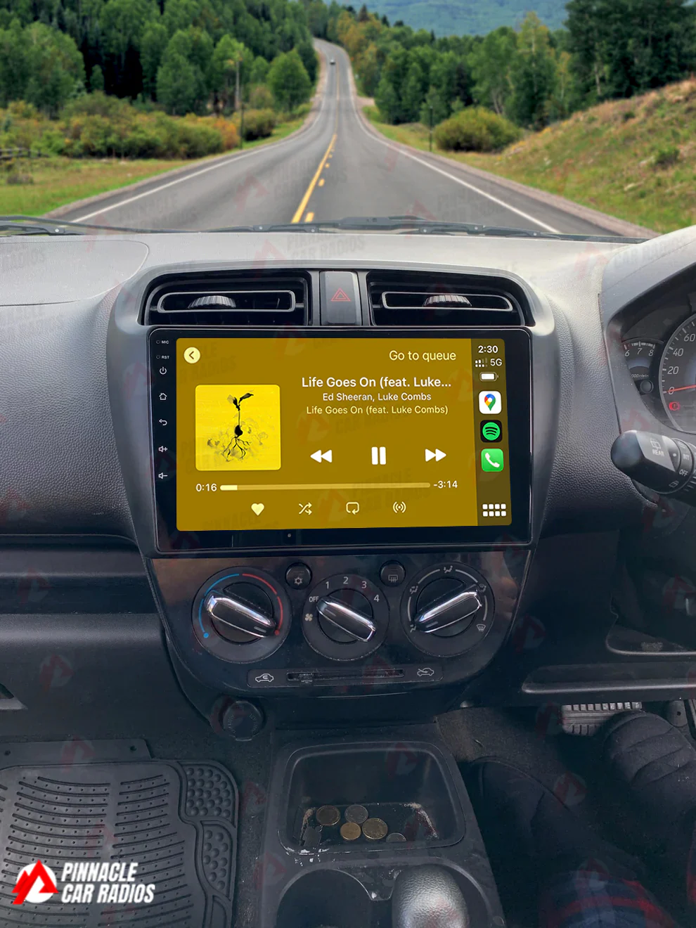 Mitsubishi Mirage 2012-2020 Wireless CarPlay Headunit Kit - Image 3