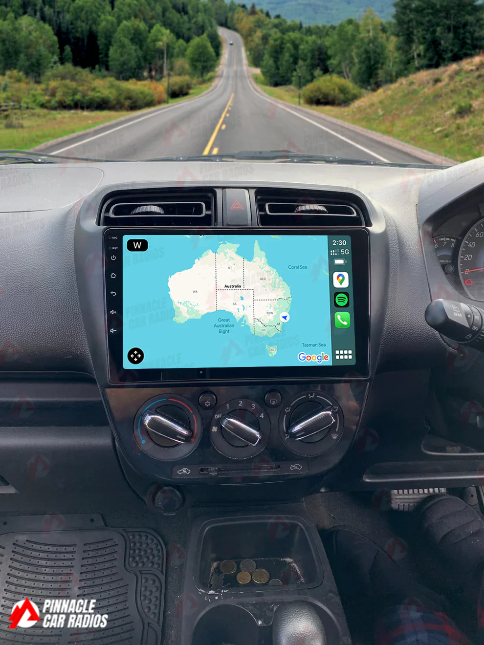 Mitsubishi Mirage 2012-2020 Wireless CarPlay Headunit Kit - Image 5